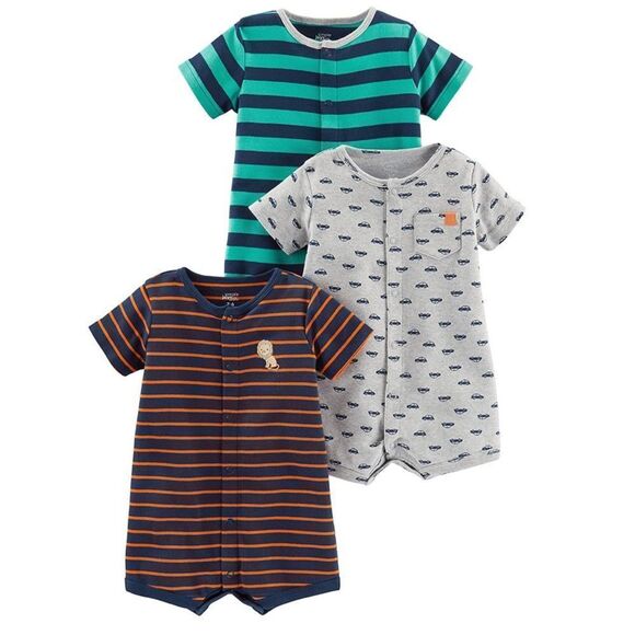 NWT Carter’s Simple Joys Snap On Romper - Picture 1 of 3